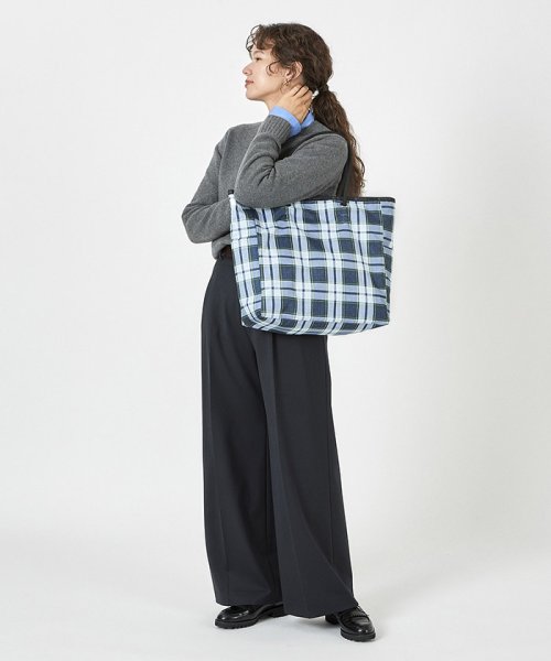 LARGE 2 WAY TOTEディープブルータータン/ブラック LARGE WAY X1393718904(10725円)