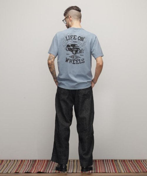 Schott(ショット)/HEATHER T－SHIRT "LIFE ON WHEELS"/ヘザーTシャツ "ライフ オン ホイールズ/img23