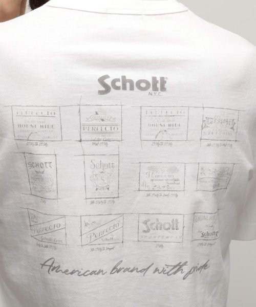 Schott(ショット)/T－SHIRT "ARCHIVE STAMPS"/Tシャツ "アーカイブスタンプ/img26