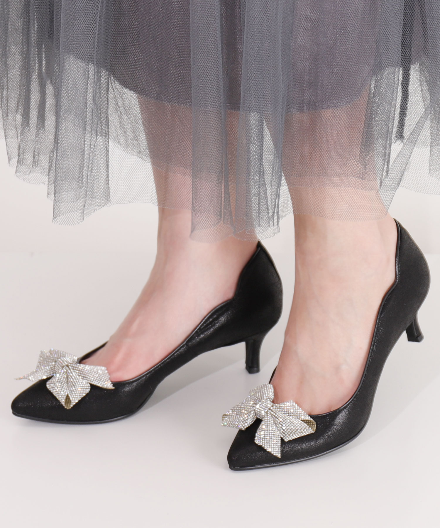 DIANA ダイアナ パンプス ヒール フラワー レース 使い果たす