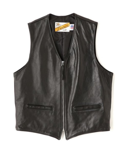 193V LEATHER VEST/レザーベスト 