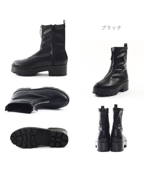 FOOT PLACE(フットプレイス)/レナ LENA レディース ブーツ 厚底 ショートブーツ 痛くない 歩きやすい 疲れない TS－8842/img04