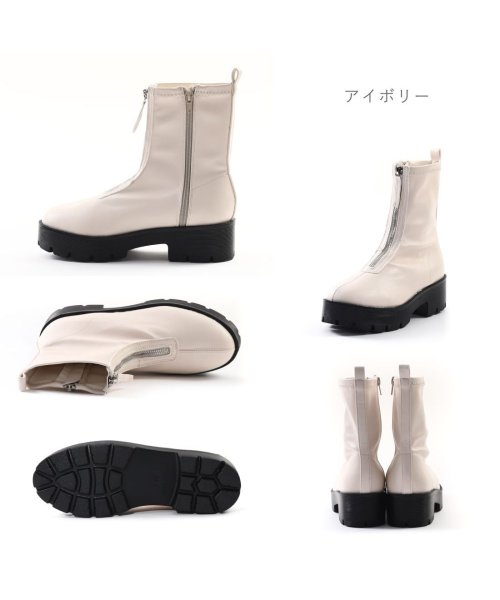 FOOT PLACE(フットプレイス)/レナ LENA レディース ブーツ 厚底 ショートブーツ 痛くない 歩きやすい 疲れない TS－8842/img05