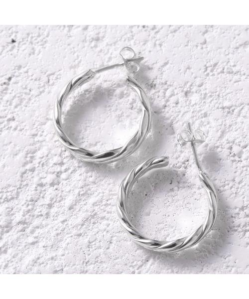 NINA&JULES(ニナ・エ・ジュール)/NINA&JULES フープピアス 21ER05 Small Twist Hoop/img01