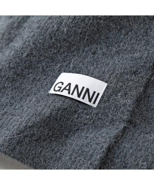 GANNI(ガニー)/GANNI マフラー Soft Wool Scarf A4933 5840 リブ/img04