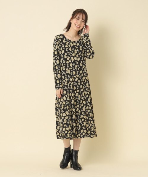  LAURA ASHLEY(ローラアシュレイ)/【大人気柄が復刻！！／WEB限定／同柄アイテムあり】カウスリップ柄ワンピース/img01