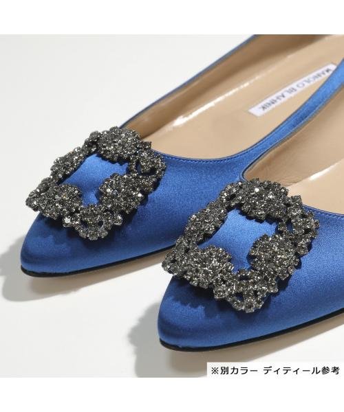 MANOLO BLAHNIK(マノロブラニク)/MANOLO BLAHNIK パンプス HANGISIFLAT FMC SATIN 9XX 010/img10