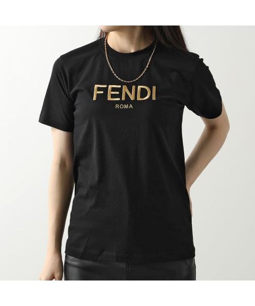 FENDI(フェンディ)/FENDI 半袖Tシャツ FS7254 AK6J ロゴ刺繍/img04