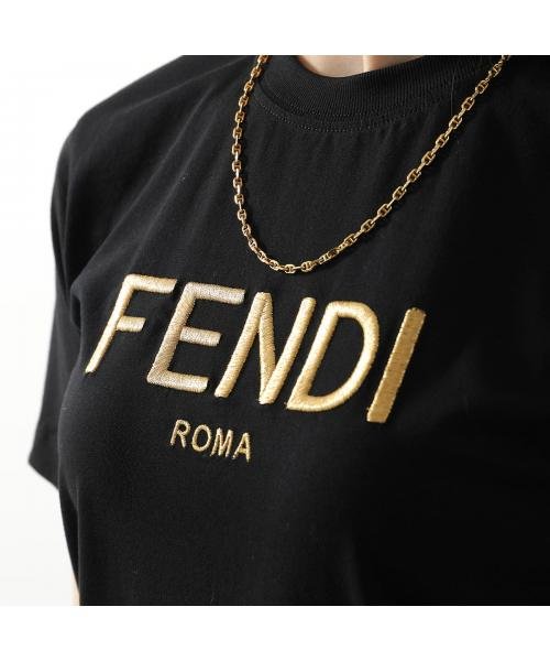 FENDI(フェンディ)/FENDI 半袖Tシャツ FS7254 AK6J ロゴ刺繍/img06