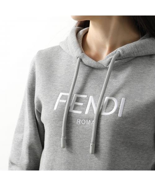 FENDI パーカー FS7516 ALCB スウェット ロゴ刺繍 パーカー FS7516 ALCB スウェット