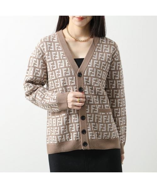 FENDI KIDS カーディガン JUG054 AOBG Vネック FENDI KIDS カーディガン JUG054 AOBG
