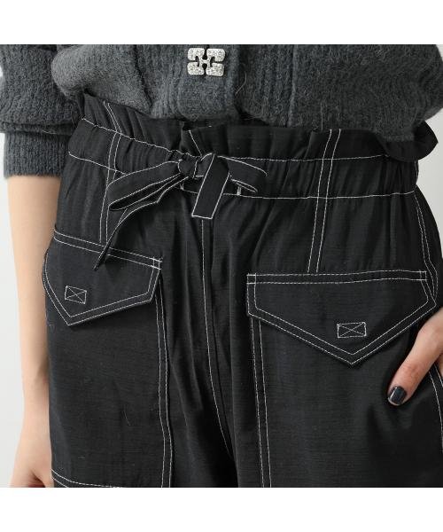 GANNI(ガニー)/GANNI カーゴパンツ Light Slub High Waist Pocket Pants/img06