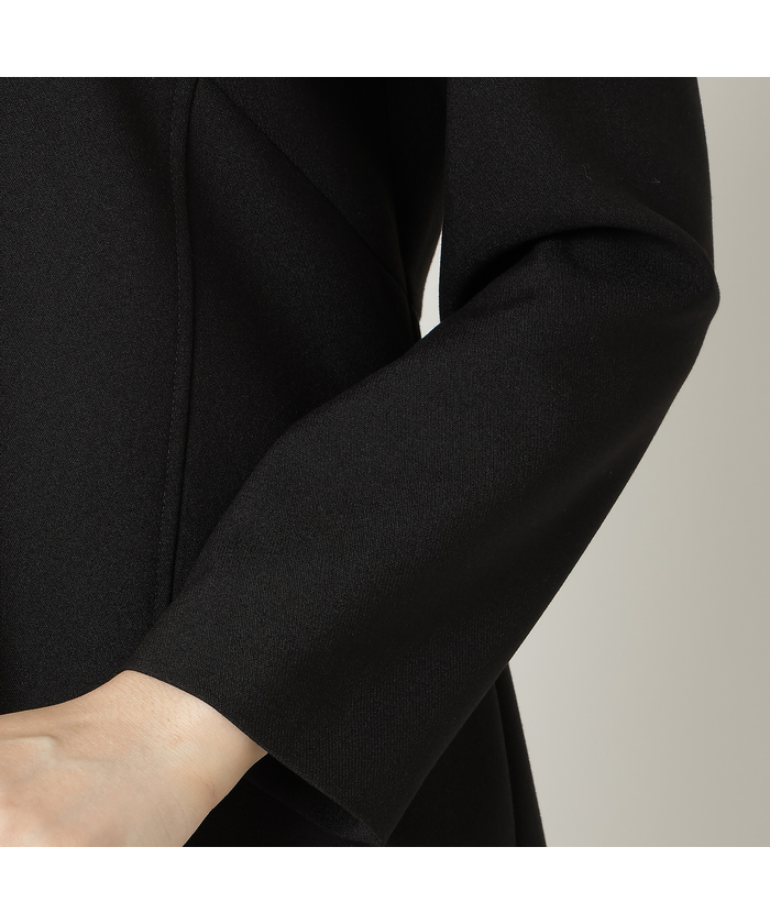 ローズティアラ七分ワンピース白系 Rose Tiara（ローズティアラ） ワンピース 「伸縮性/イージーケア