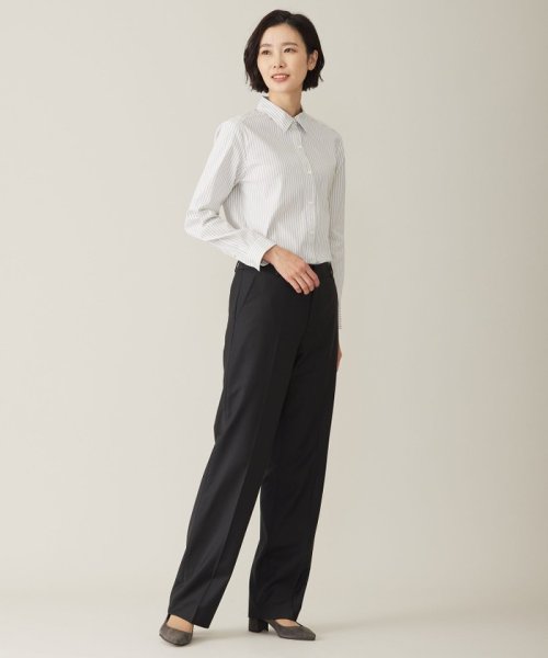 J.PRESS LADIES（LARGE SIZE）(J．プレス　レディス（大きいサイズ）)/【洗える】BEZ ストライプ シャツカラー ブラウス/img06