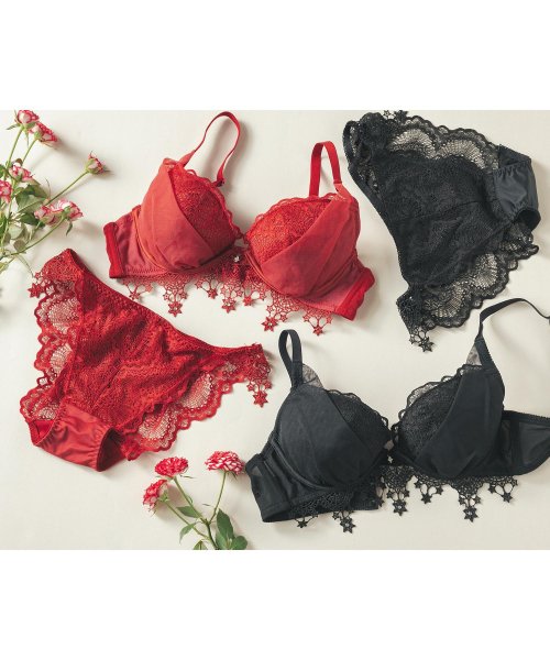 fran de lingerie(フランデランジェリー)/とびきりキュートなスターレースヒップに心地くフィット 「プティフィット001 ショーツ」 ショーツ/img07