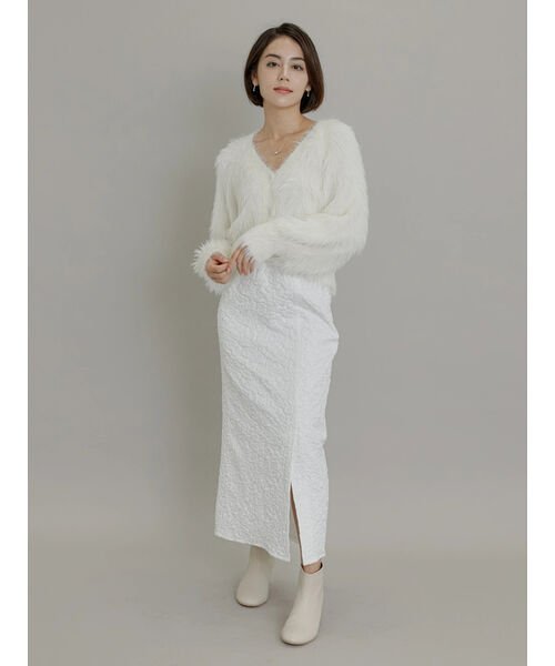 Te chichi(テチチ)/【Atelier Blanc】ふくれジャカードタイトスカート/img03
