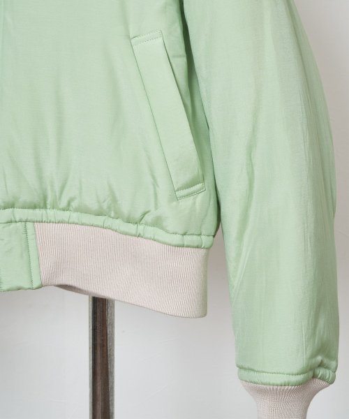 【Audrey and John Wad】コットンシルク厚中わたMA－1 H168 B78 W57