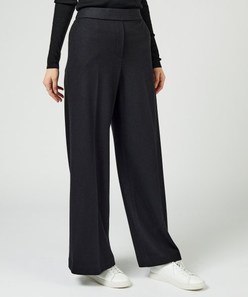パンツ　FINE SMOOTH JSY HW WIDE P 