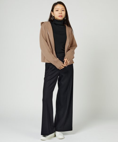 パンツ　FINE SMOOTH JSY HW WIDE P 