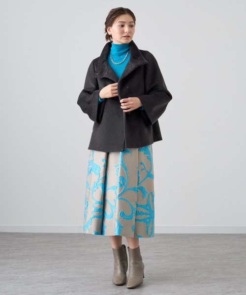 アルパカシャギーショートコート なし 着用サイズ