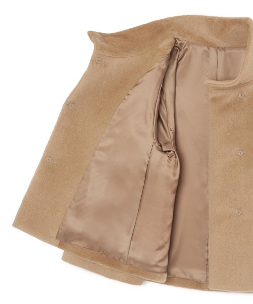 アルパカシャギーショートコート なし 着用サイズ