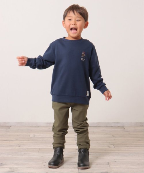 ikka kids(イッカ　キッズ)/ヒゲ刺繍裏毛トレーナー（120〜160cm）/img15