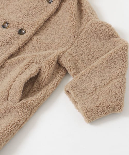 F by ROSSO　ボアダブルミドルコート by BROWN