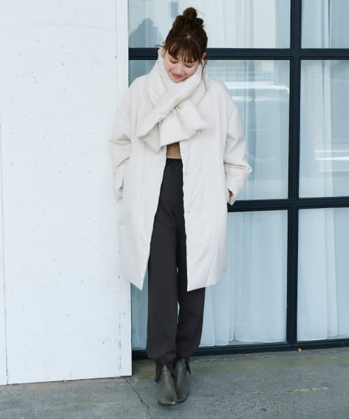 F by ROSSO　マフラー付き中綿ミドルコート 【SHIPS any別注】ALTUS MOUNTAIN GEAR: バブル ダウン ベスト V1345490256(10296円)