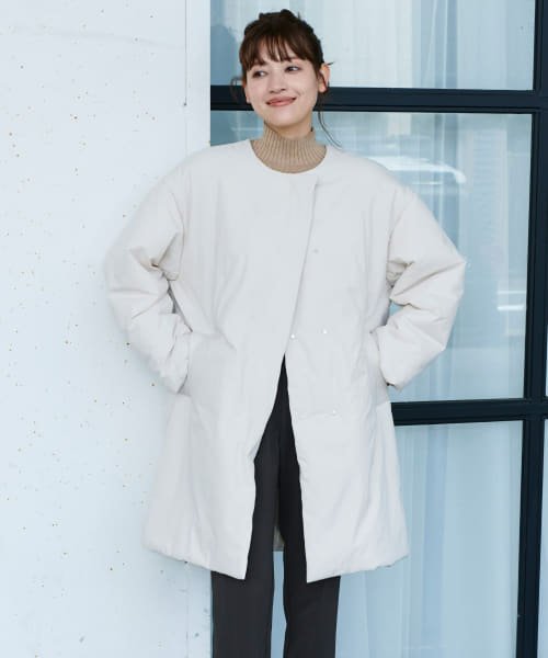 F by ROSSO　マフラー付き中綿ミドルコート 【SHIPS any別注】ALTUS MOUNTAIN GEAR: バブル ダウン ベスト V1345490256(10296円)