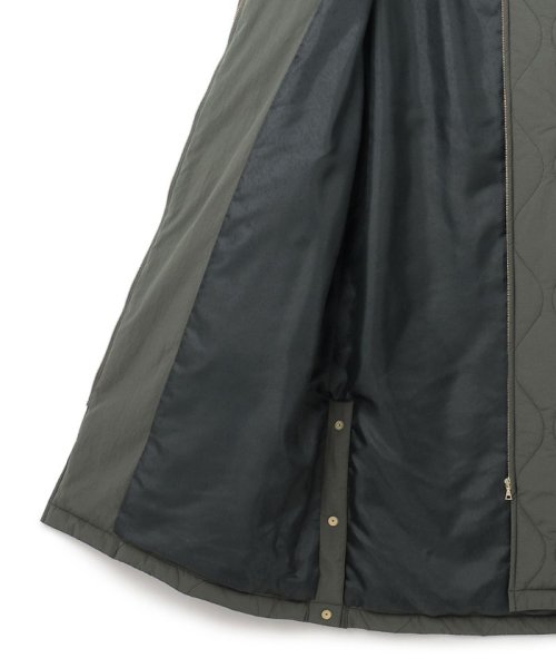 【杏さん着用/撥水加工】 中綿 ロング パディング アウター パディング