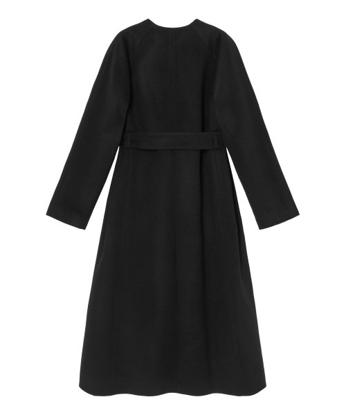 カシミヤノーカラーベルトコート 着用サイズ なし model