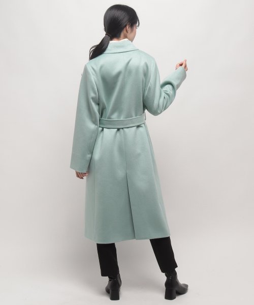 カシミヤロングコート 