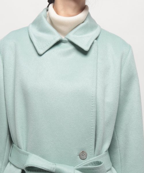 カシミヤロングコート 