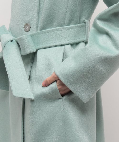 カシミヤロングコート 