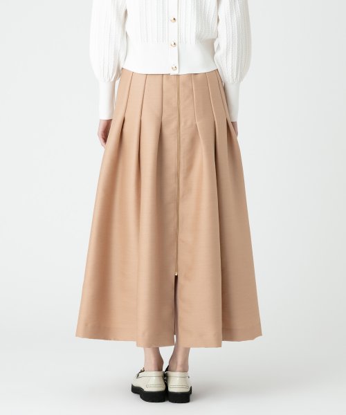 【LOULOU WILLOUGHBY】ジップアップタックスカート 【洗える】ウスカルデニム スカート KUE2635586185(20196円)