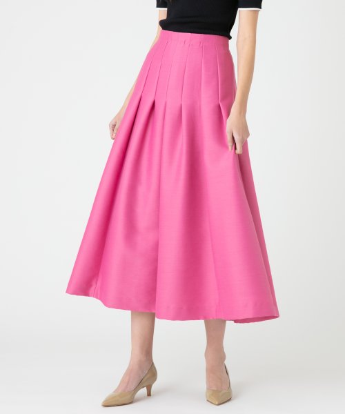 【LOULOU WILLOUGHBY】ジップアップタックスカート 【洗える】ウスカルデニム スカート KUE2635586185(20196円)