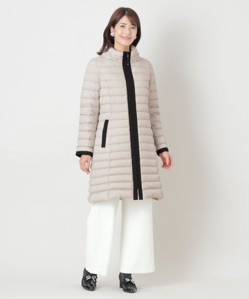 ロイカストレッチ ロングダウンコート 