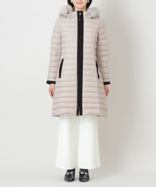 ロイカストレッチ ロングダウンコート 