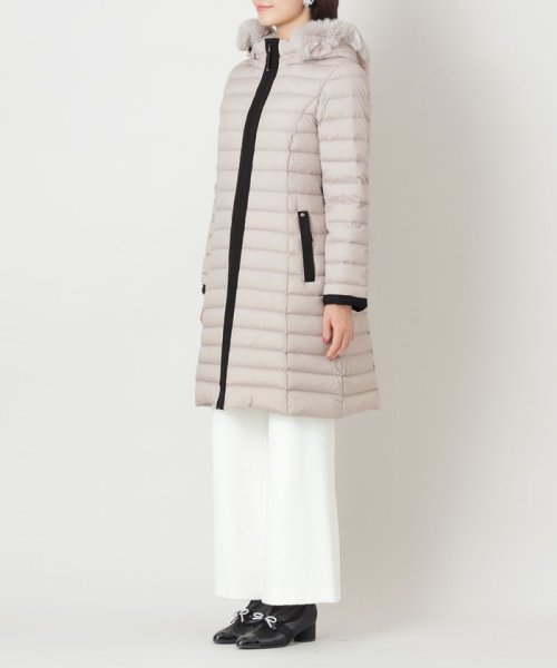 ロイカストレッチ ロングダウンコート 