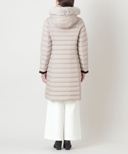 ロイカストレッチ ロングダウンコート 
