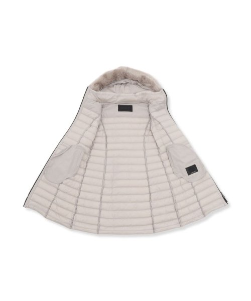 ロイカストレッチ ロングダウンコート 
