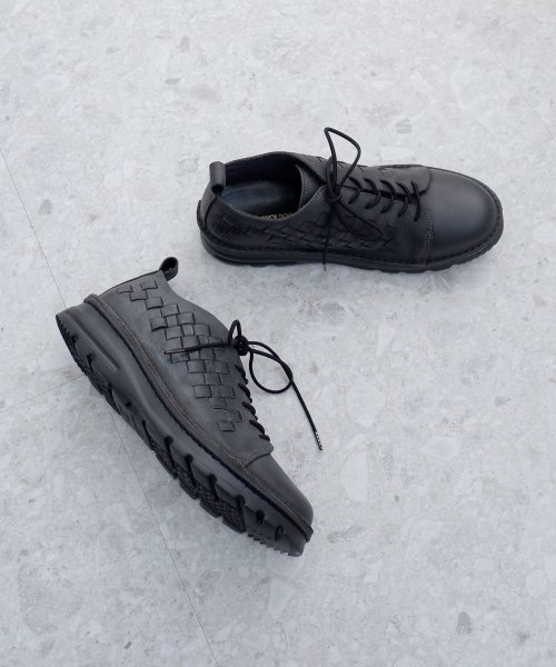 モード カオリ MODE KAORI 撥水レザーメッシュスニーカー 6117 MODE KAORI