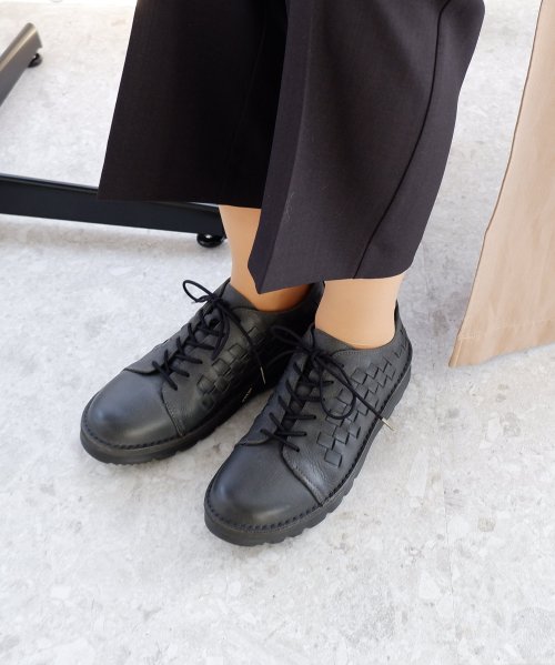 モード カオリ MODE KAORI 撥水レザーメッシュスニーカー 6117 MODE KAORI