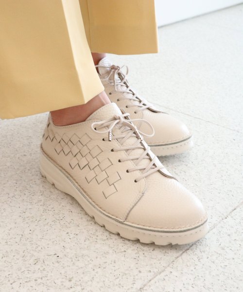 モード カオリ MODE KAORI 撥水レザーメッシュスニーカー 6117 MODE KAORI