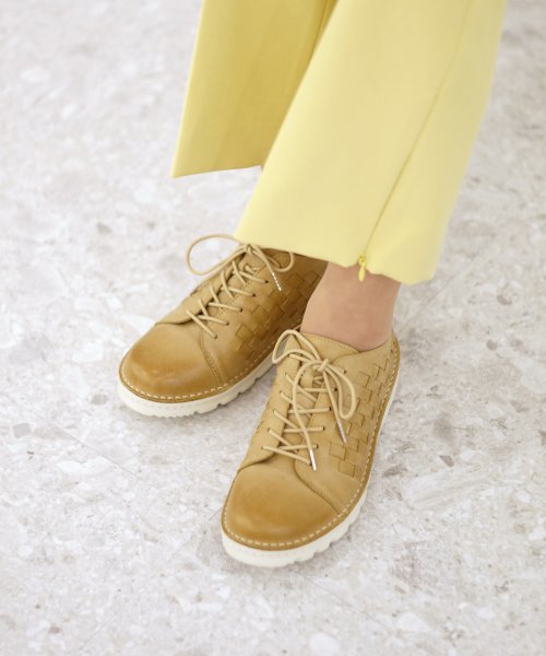 モード カオリ MODE KAORI 撥水レザーメッシュスニーカー 6117 MODE KAORI