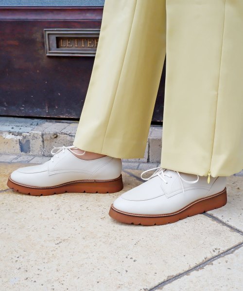 モード カオリ MODE KAORI レースアップ厚底シューズ 6258 MODE KAORI