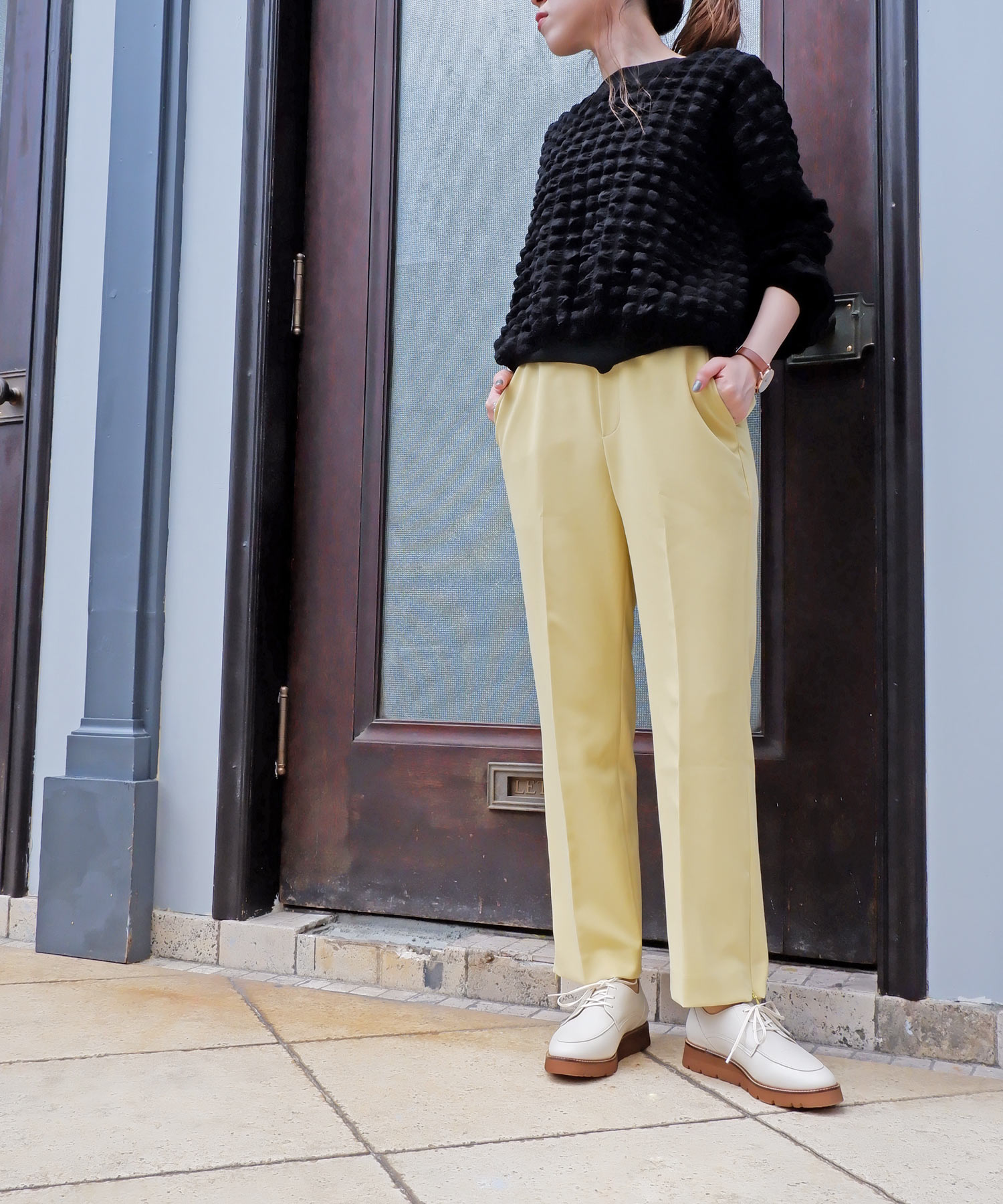 モード カオリ MODE KAORI レースアップ厚底シューズ 6258 割引