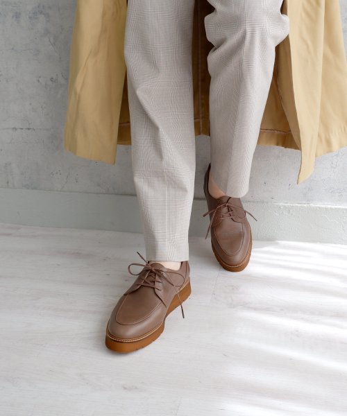 モード カオリ MODE KAORI レースアップ厚底シューズ 6258 MODE KAORI