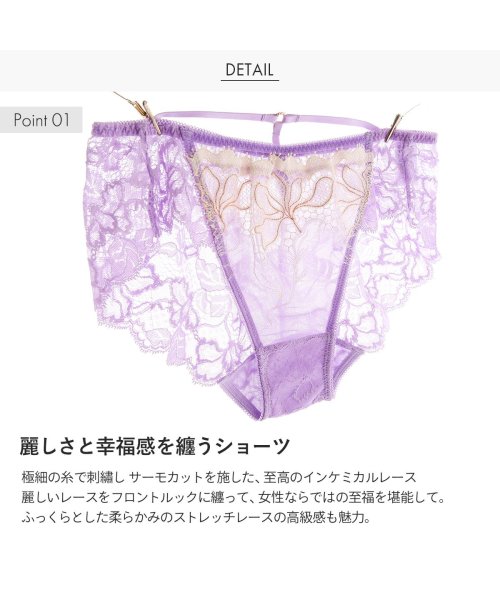 DOMESTIC UNDER(ドメスティックアンダー)/【Mon magnifique/モン マニフィーク】レギュラーショーツ 単品/img08