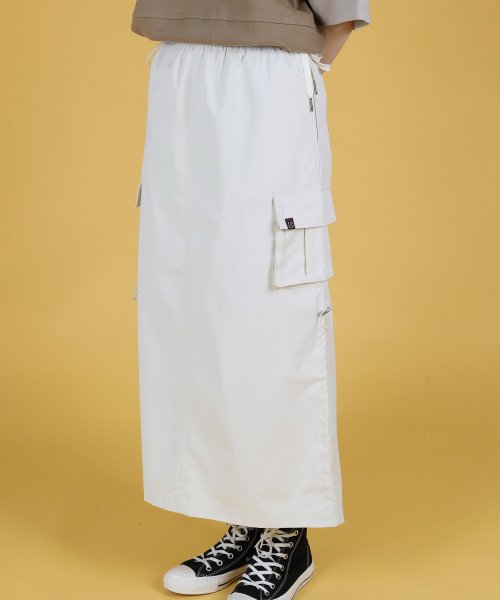 S'more(スモア)/【 S'more / Mesh layered double sided skirt 】メッシュレイヤードダブルサイディットスカート/img02